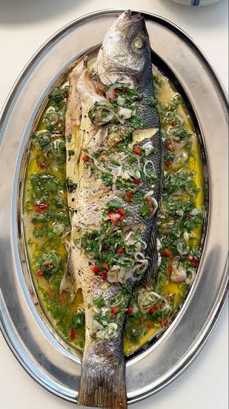 BRANZINO  WHOLE CLEANED (MEDITERRANEAN SEABASS) IMPORTED FROM TURKEY SOLD BY CASE OF 22 LBS