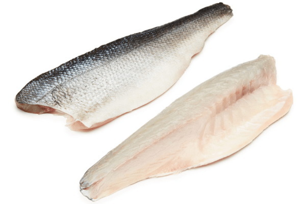 BRANZINO FILLETS (MEDITERRANEAN SEABASS)  IMPORTED FROM TURKEY SOLD BY CASE OF 22 LBS