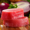 TUNA STEAKS 8 OZ IMPORTED FROM INDONESIA  SOLD BY CASE OF 10 LBS